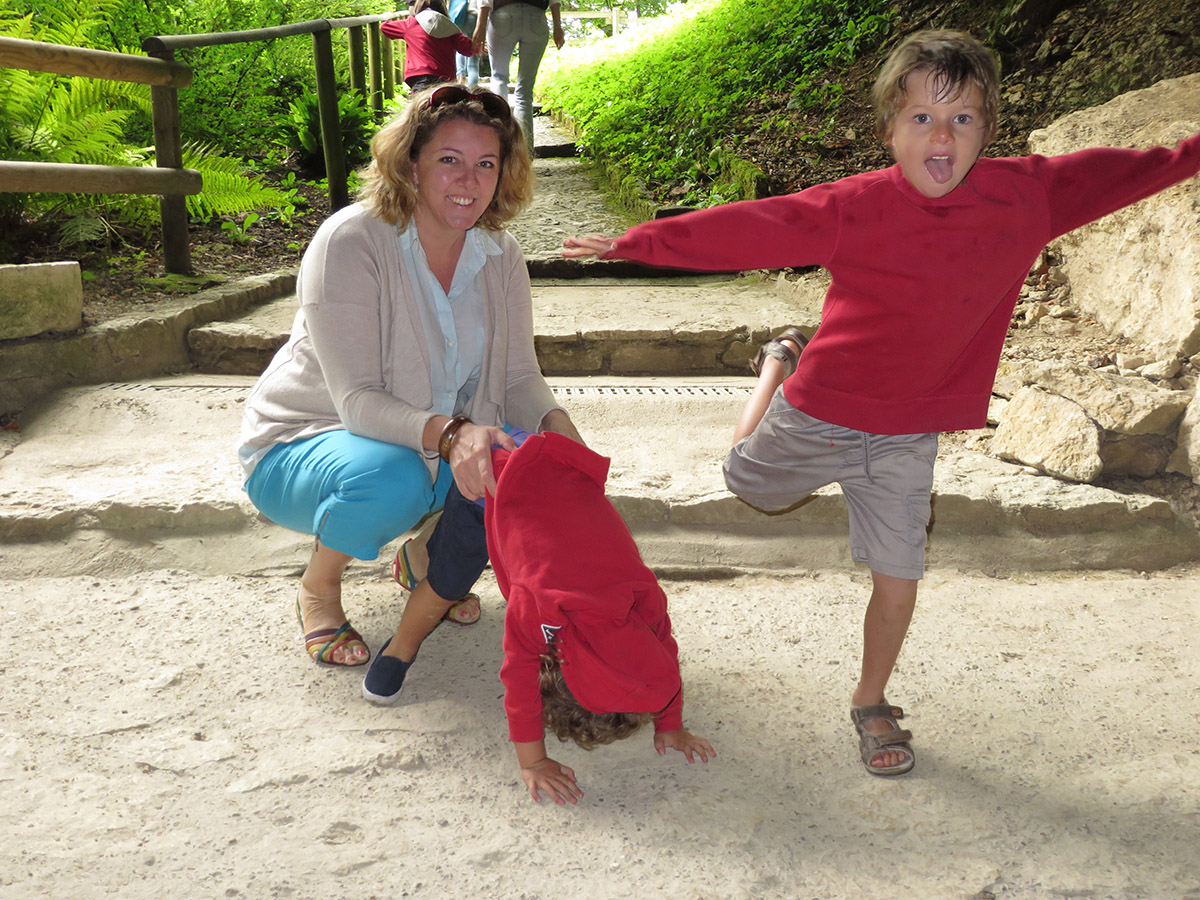 Me, Tommy and Milo outside the cave