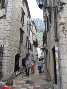 Kotor Old Town lanes